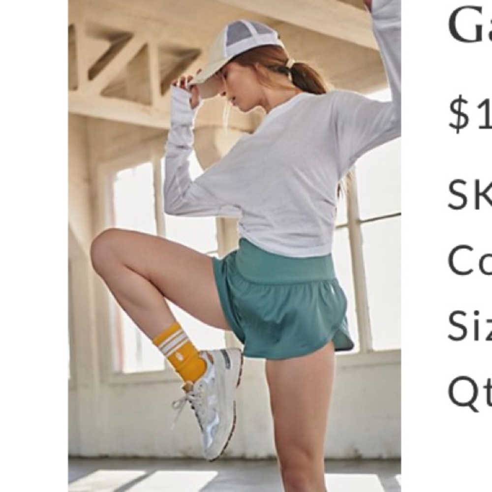Game time Free people Shorts